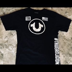 True Religion CORE METALLIC CREW MENS TEE